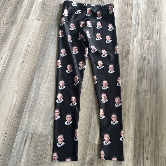 NWOT RBG Ruth Bader Ginsburg Leggings Phenomenal Woman Size Small - Picture 8 of 8